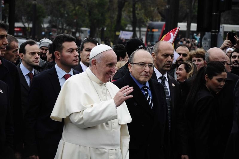 Papa Franciscus  Sultanahmet'te
