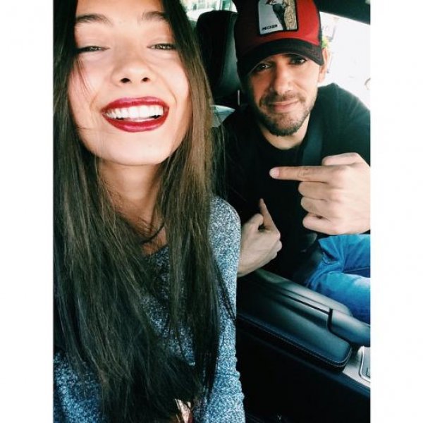 Neslihan Atagül ve Kadir Doğulu tatilde