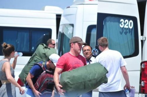 ABD uçak gemisi Antalya'da