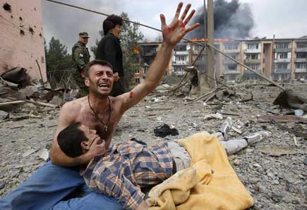 Savaşın vahşi yüzünden kareler