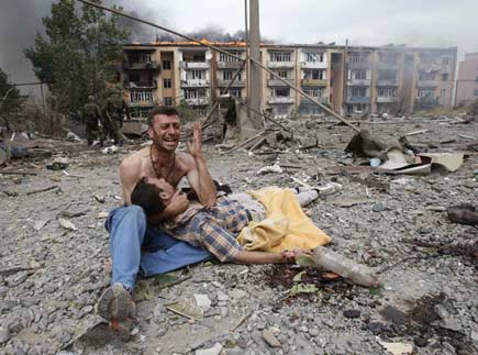 Savaşın vahşi yüzünden kareler