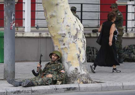 Savaşın vahşi yüzünden kareler
