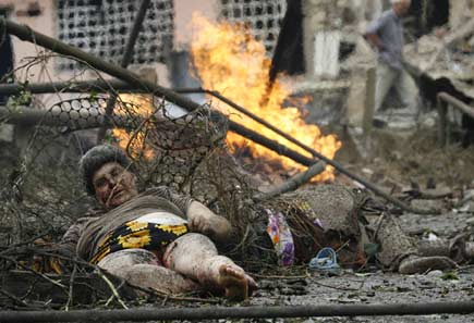 Savaşın vahşi yüzünden kareler