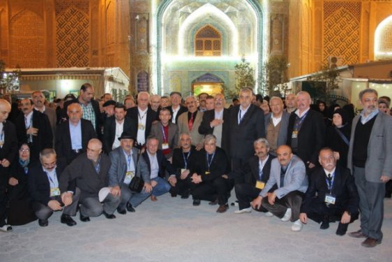 Alevi dedelerinin Kufe Mescidi ziyaretinden görüntüler