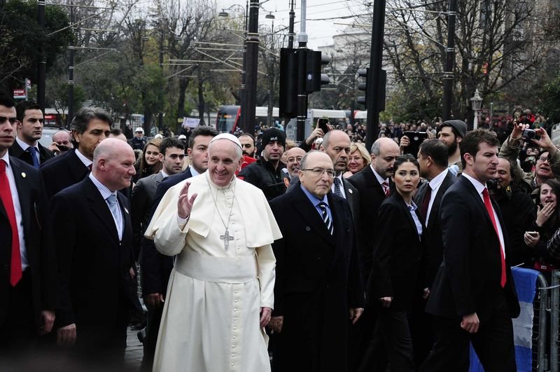Papa Franciscus  Sultanahmet'te