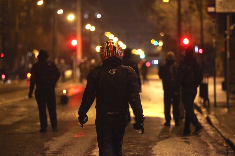 Yunanistan'da Çipras protestosu