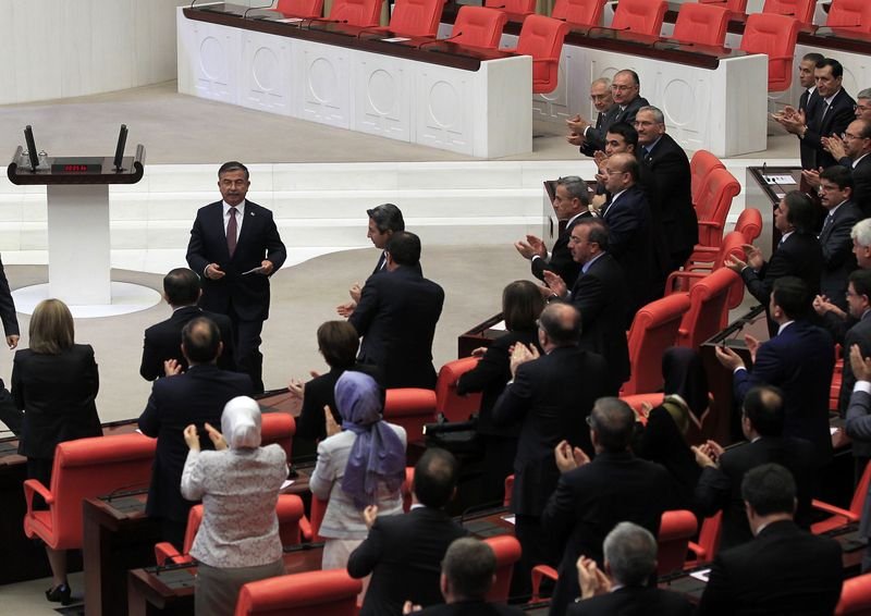 Meclis Başkanlığı oylamasından kareler