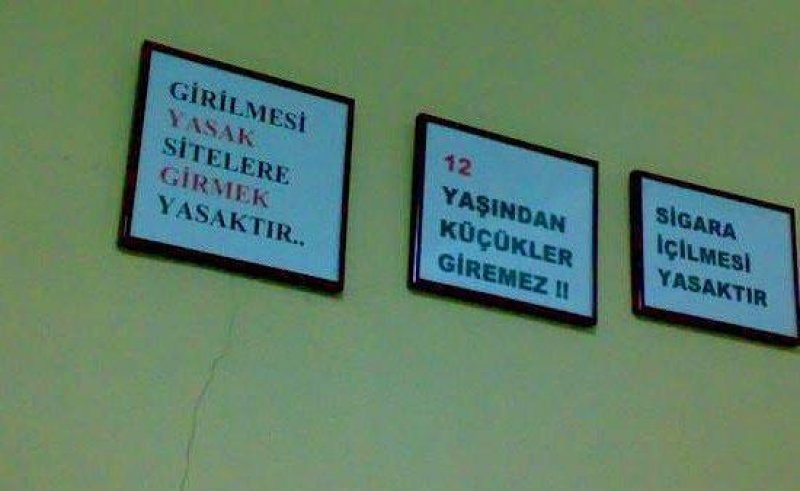 Akıllara zarar yasak tabelalar