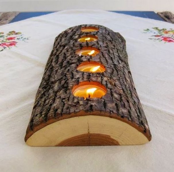 Kütükten yapılan muhteşem tasarımlar 