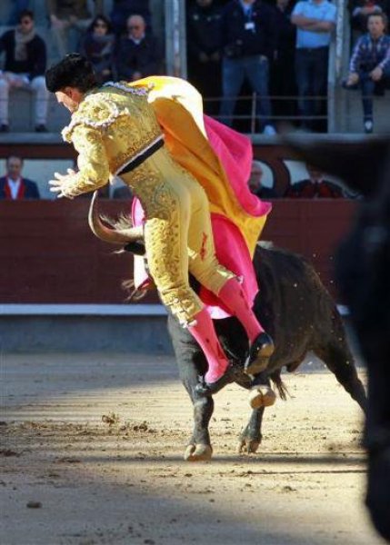 Madrid'de boğa güreşlerini protesto ettiler