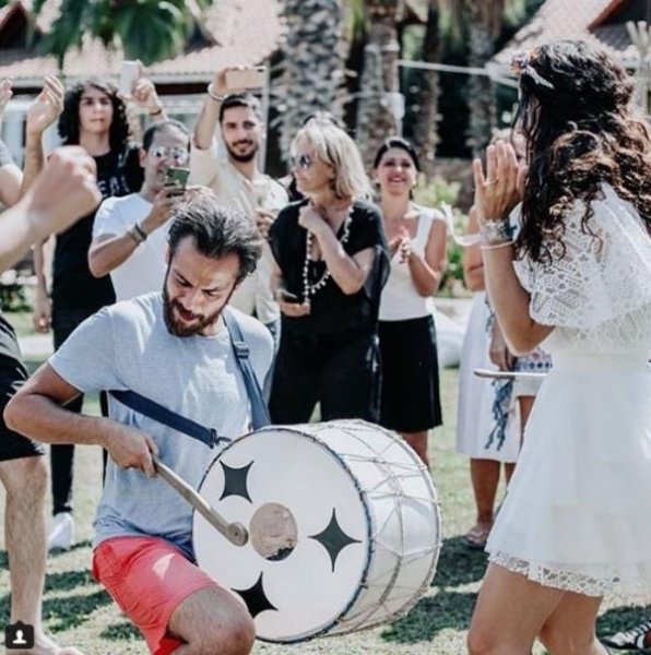 Cansu Tosun ve Erkan Kolçak Köstendil'in düğününden yeni fotoğraflar
