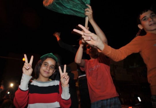 Gazze'de zafer kutlaması