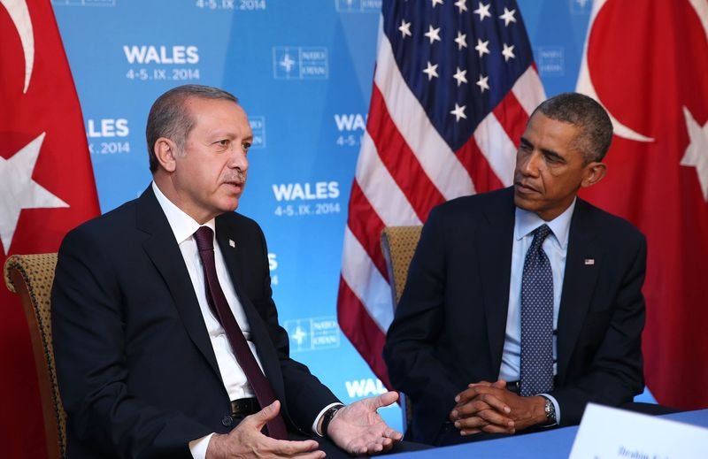 Erdoğan-Obama görüşmesinden kareler