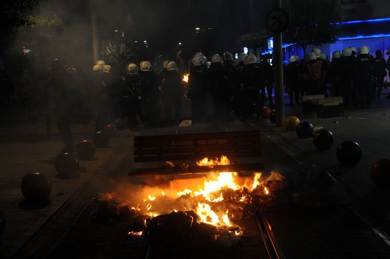 İstanbul'da Kobani eylemleri