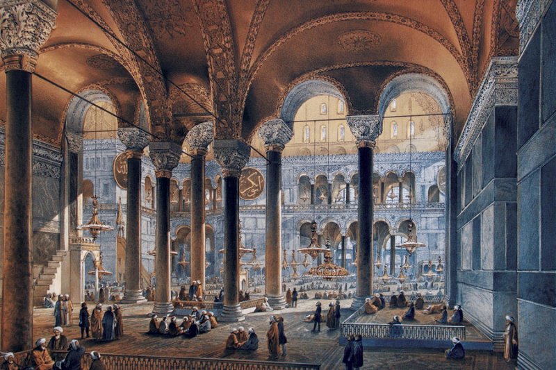 Muhteşem mimarisiyle Ayasofya