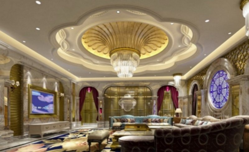 En modern tavan dekorasyonları