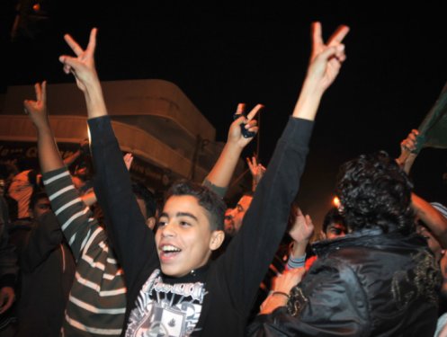 Gazze'de zafer kutlaması