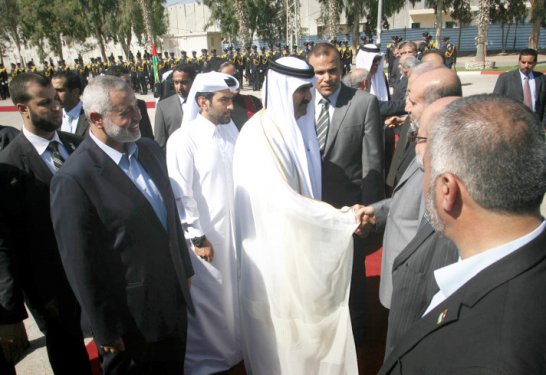 Katar Emiri'nin tarihi Gazze ziyareti