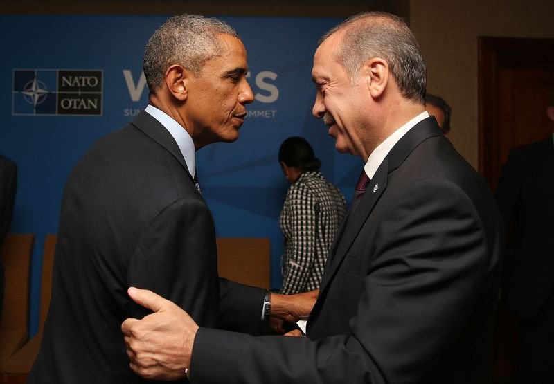 Erdoğan-Obama görüşmesinden kareler