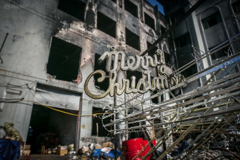 Çin'de bir Noel köyü