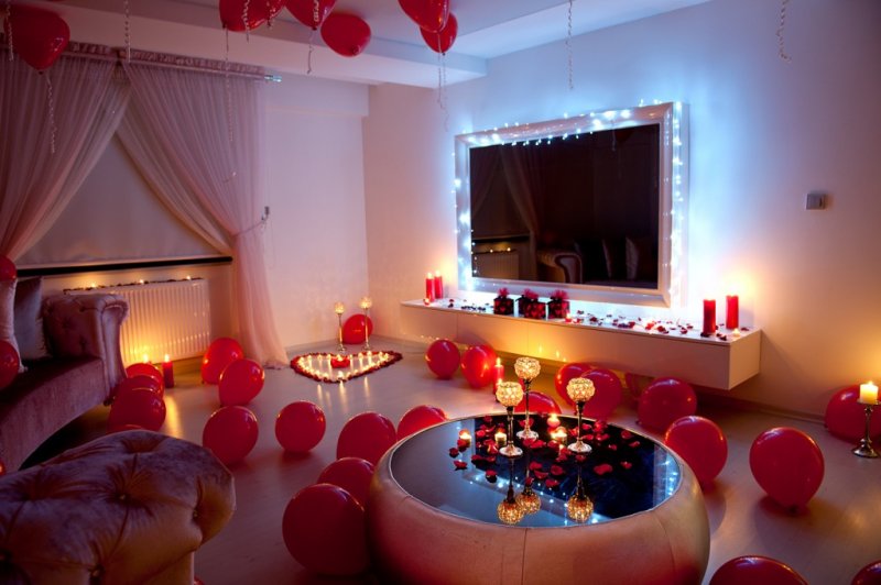 Sevgililer Günü'ne özel dekorasyon örnekleri 