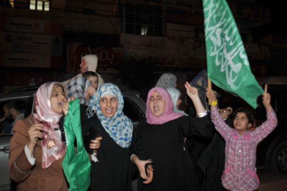 Gazze'de zafer kutlaması