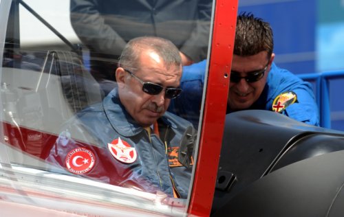 Erdoğan, Hürkuş'tan dünyaya mesaj verdi