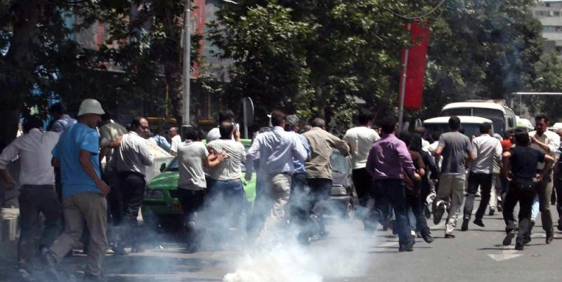 İran'da çıkan olaylardan fotoğraflar