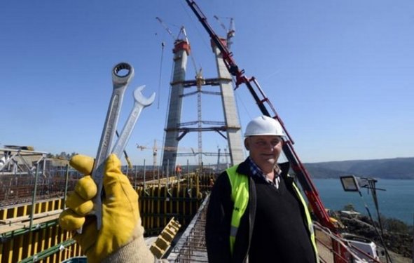 3. Köprü'de kuleler eşitlendi