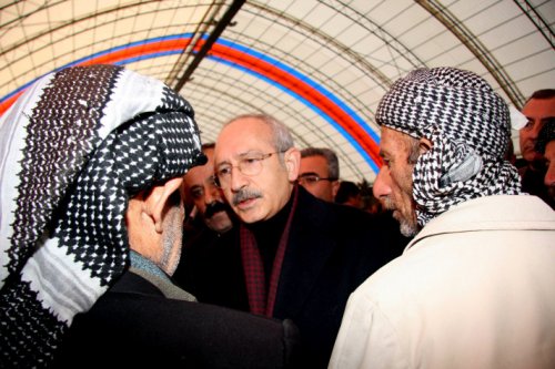 Kemal Kılıçdaroğlu taziye çadırında