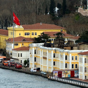 Helikopter kamerasından Galatasaray Üniversitesi