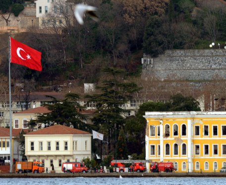 Helikopter kamerasından Galatasaray Üniversitesi