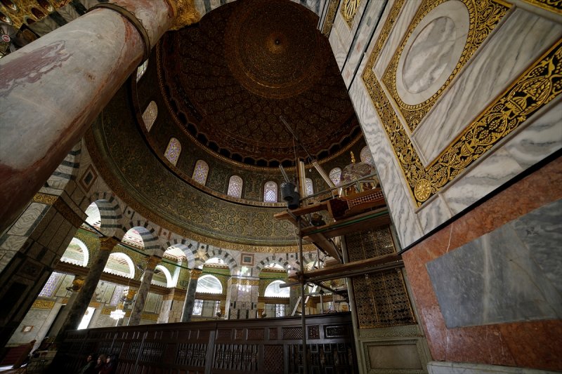 Mescid-i Aksa’nın iç restorasyonu tamamlandı