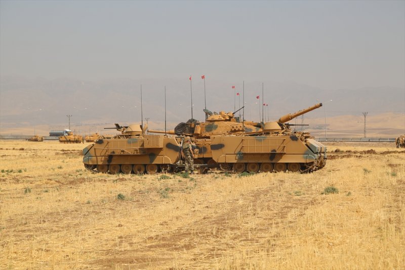 Silopi-Habur bölgesindeki tatbikatın görüntüleri