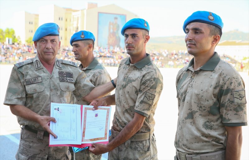 Uzman erbaşlar terörle mücadele kursunu tamamladı