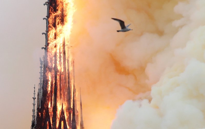 Notre Dame Katedrali'nde yangın
