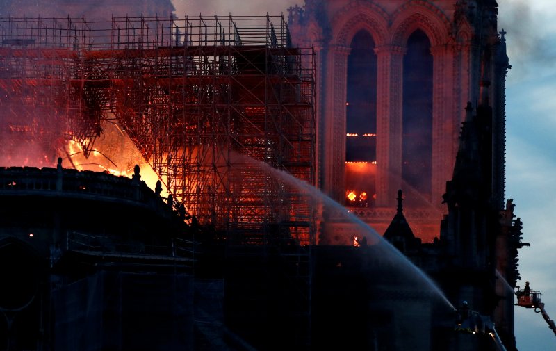 Notre Dame Katedrali'nde yangın