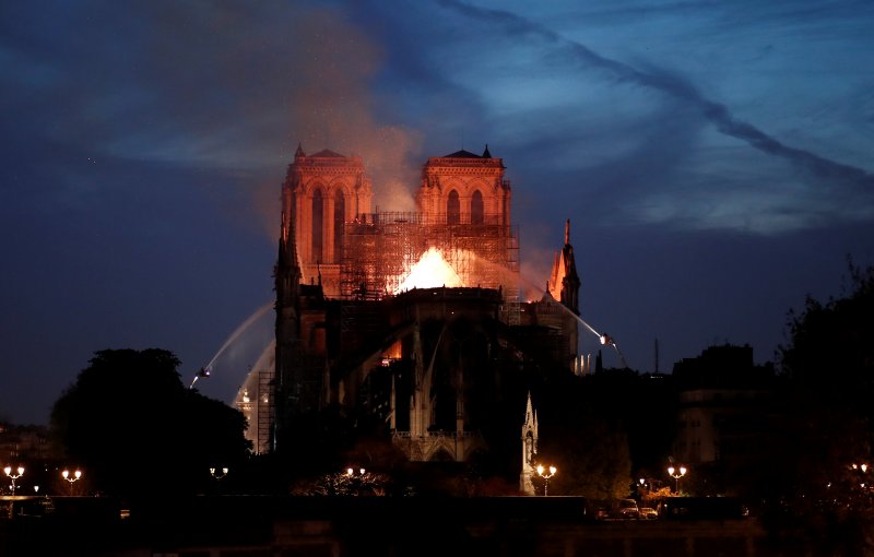 Notre Dame Katedrali'nde yangın