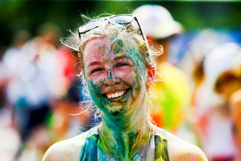 Rusya'da 'Color Run' festivali ilgi gördü