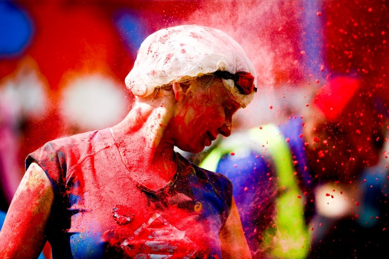 Rusya'da 'Color Run' festivali ilgi gördü