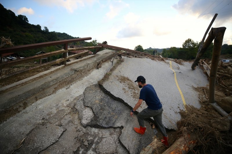 Düzce'de sel felaketi