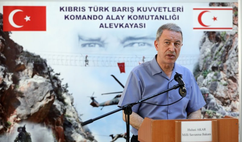 Hulusi Akar KKTC'de: Komşularımız aklını başına alsın