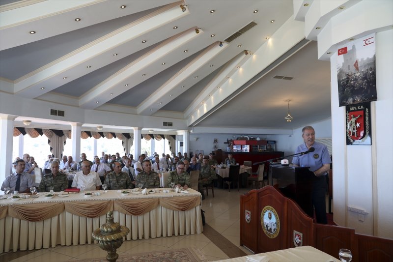 Hulusi Akar KKTC'de: Komşularımız aklını başına alsın