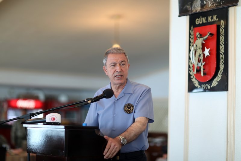 Hulusi Akar KKTC'de: Komşularımız aklını başına alsın