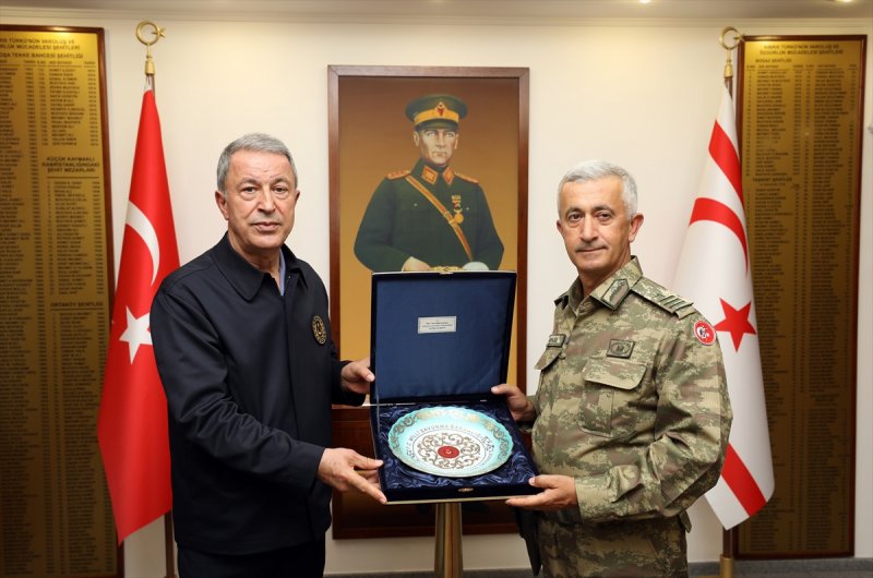 Hulusi Akar KKTC'de: Komşularımız aklını başına alsın