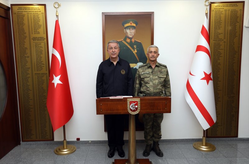 Hulusi Akar KKTC'de: Komşularımız aklını başına alsın