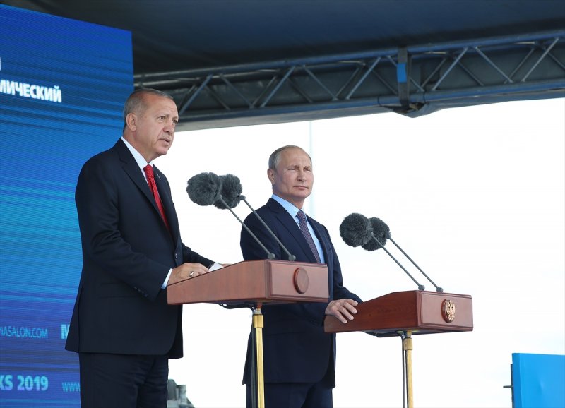 Cumhurbaşkanı Erdoğan Rusya'da