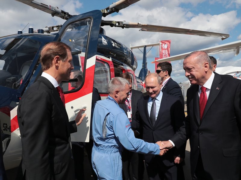 Cumhurbaşkanı Erdoğan Rusya'da