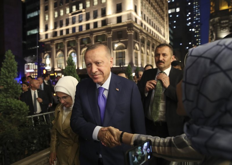Cumhurbaşkanı Erdoğan'a ABD'de coşkulu karşılama