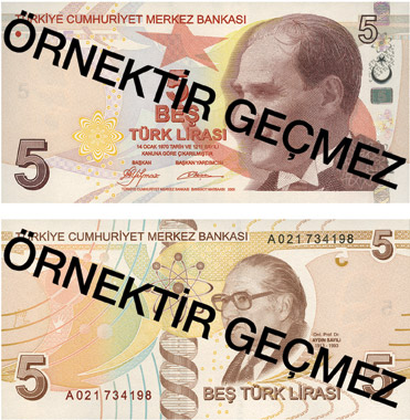 İşte yeni banknotlar